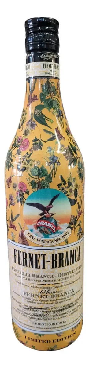 Fernet Branca 1 Litro Edição Limitada Amarela