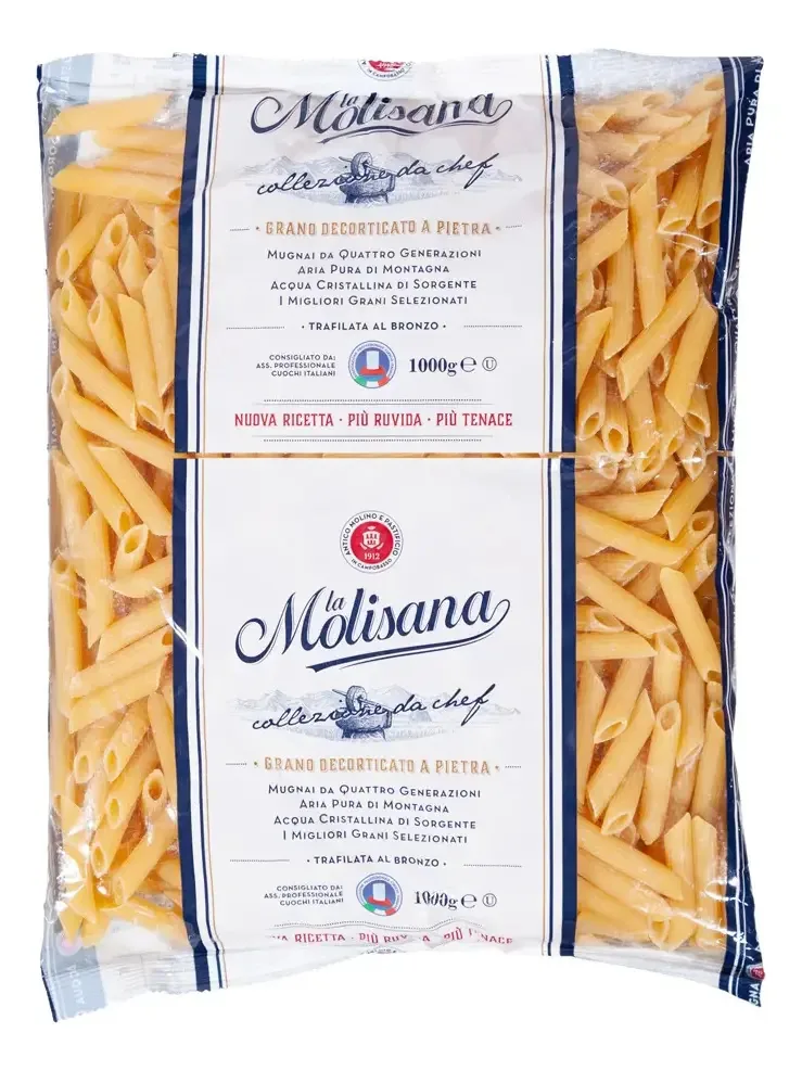 Massa La Molisana Penne Zit Lv1kg Pg750g
