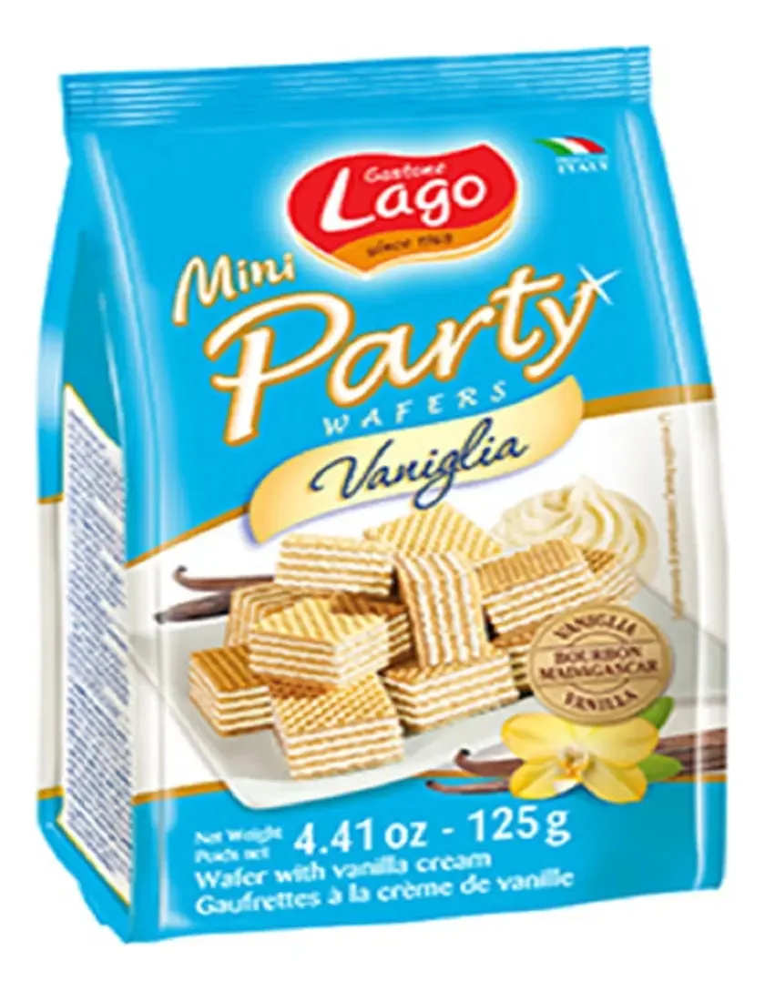 Bisc. Lago Mini Wafer Baunilha 125g