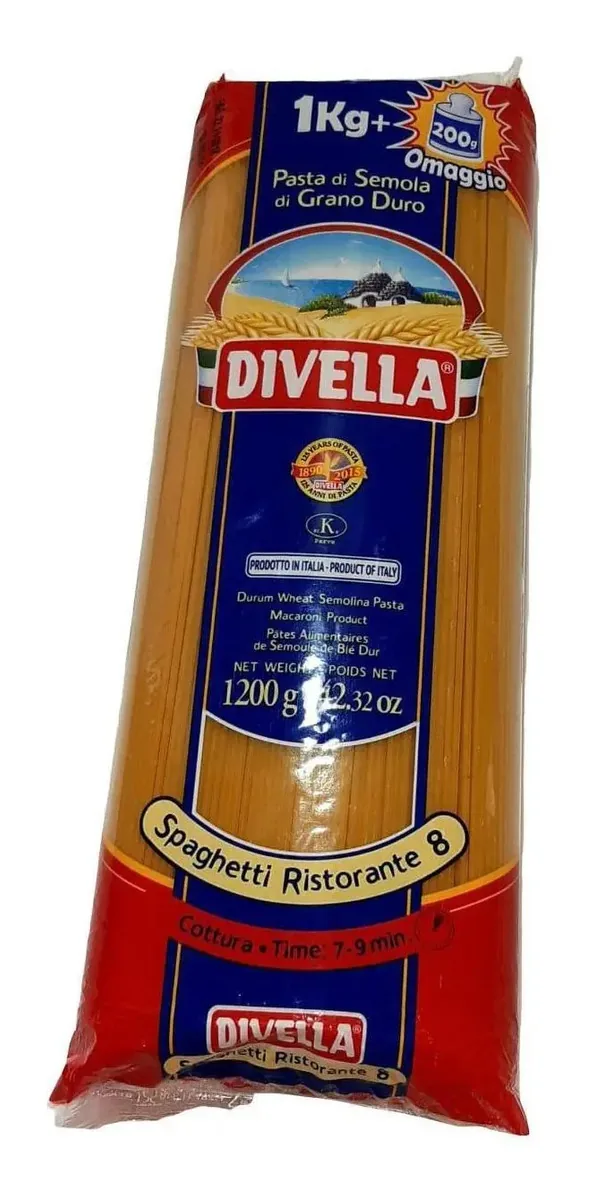 Macarrão Espagueti 1,2kg Divella