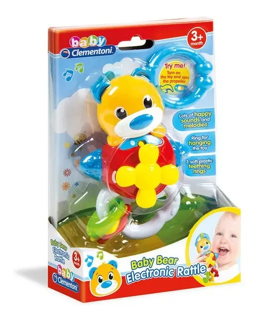 Baby Clementoni Sonajero Oso Electronico