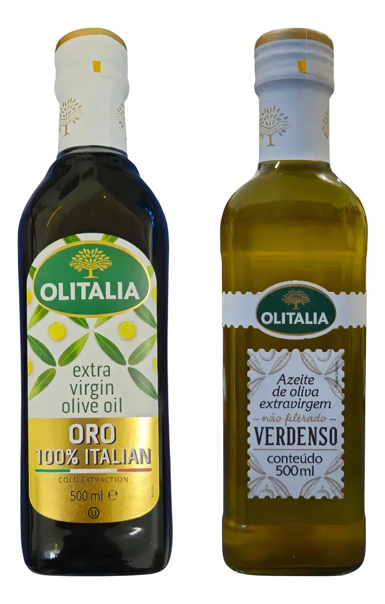 Dupla Azeites Extra Virgem Olitália Oro E Verdenso 500ml