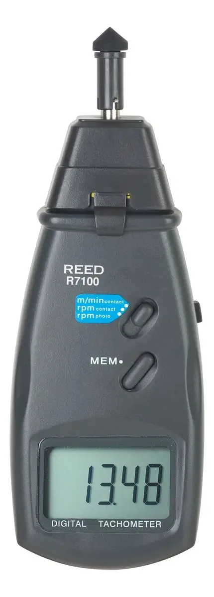 Reed Instruments R7100 - Tacômetro de Contato com Combinação Laser