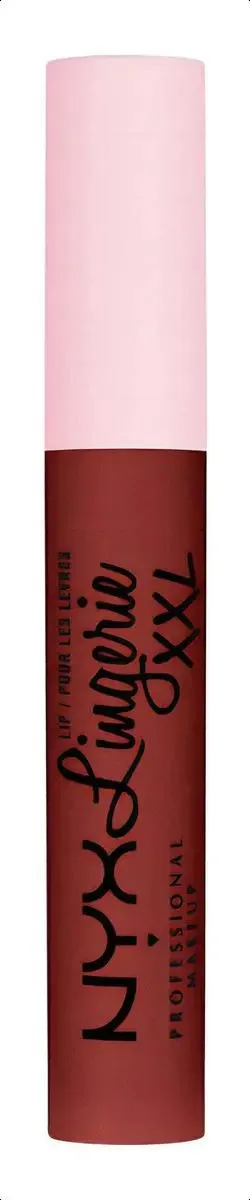 Lingerie labial fosca para lábios Xxl Nyx Acabado Mate Color STRAPS OFF