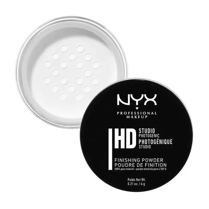 Pó de acabamento Nyx Studio Pó de fixação translúcido 6g