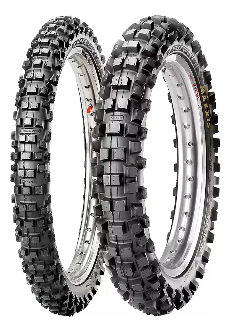 Pacote de pneus Maxxis Desert It 120/100-18 e 80/100-21