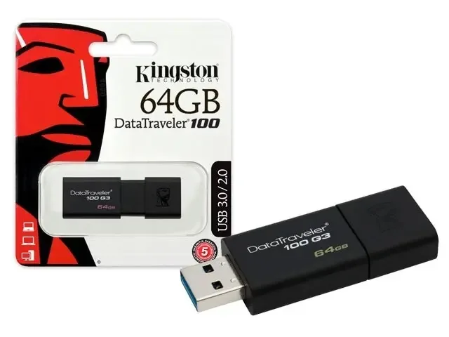 Pen Drive USB 2.0/3.0 DT100g3 64Gb da Kingston