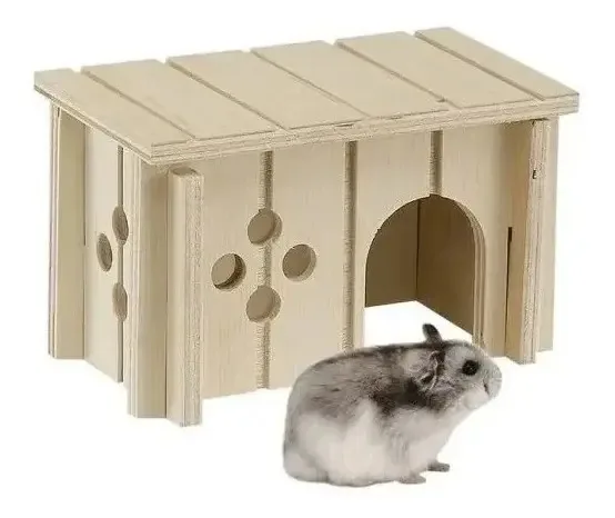 Casinha De Madeira Para Hamster Ferplast 1un