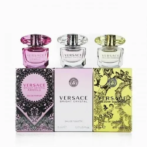 Conjunto de perfumes Versace Miniature Variety Trio Coll