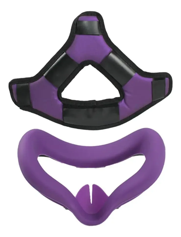 Conjunto de Capas Antiderrapantes para Óculos de Realidade Virtual Ythythyth Gaming, Bloqueio de Luz, Fácil de Instalar, Substituição Macia e Resistente ao Suor para Oculus Quest 2