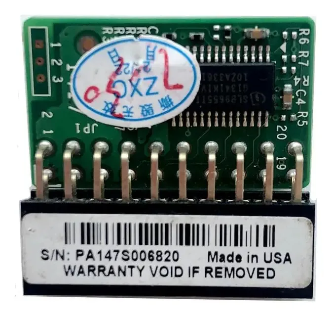 Ythythyth Aom-tpm-9655v Módulo de Segurança para Servidor com 20 Pinos -tpm 1.2