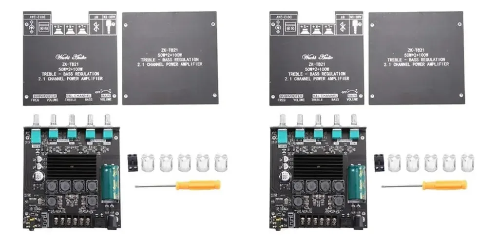 Amplificador de áudio YTHYTHYTH ZX-1001 preto