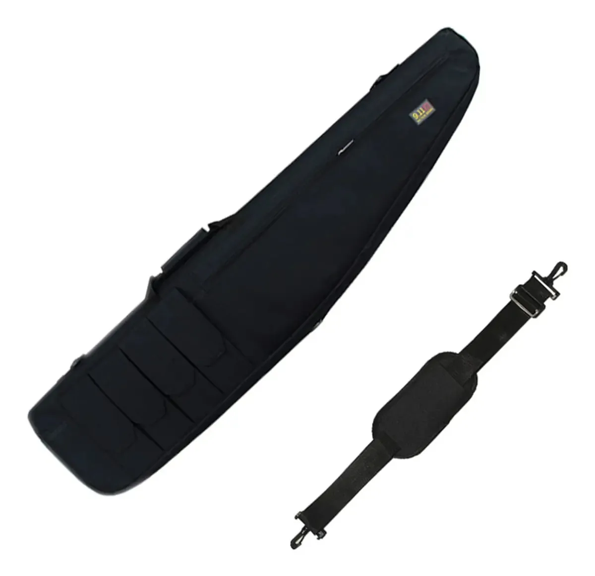 Dfance Bolsa para Rifle, Estojo para Armas Longas, Estojo Durável para Armas Longas, Bolsa Tática para Rifle, Armazenar e Transportar Rifles Individuais, para Colecionadores de Armas, black,...