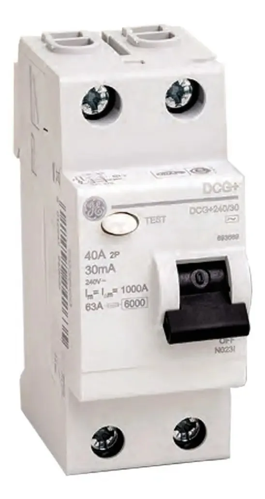 Disjuntor/diferencial General Electric 2x40
