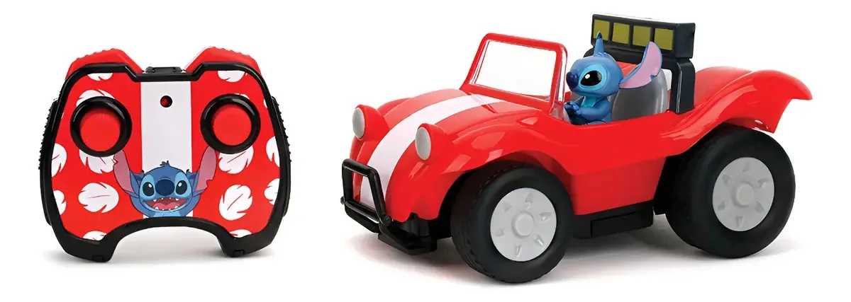 Bateria recarregável RC Disney Stitch Buggy Radio Control Jada Red