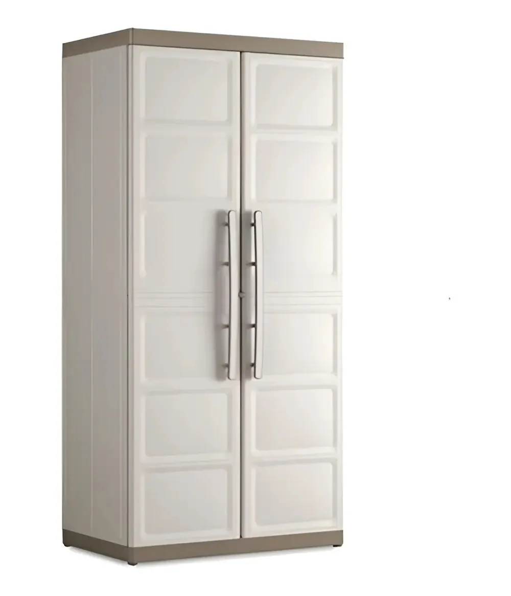 Armário Alto Multiuso Escritório Lavanderia Excellence Keter Cor Bege