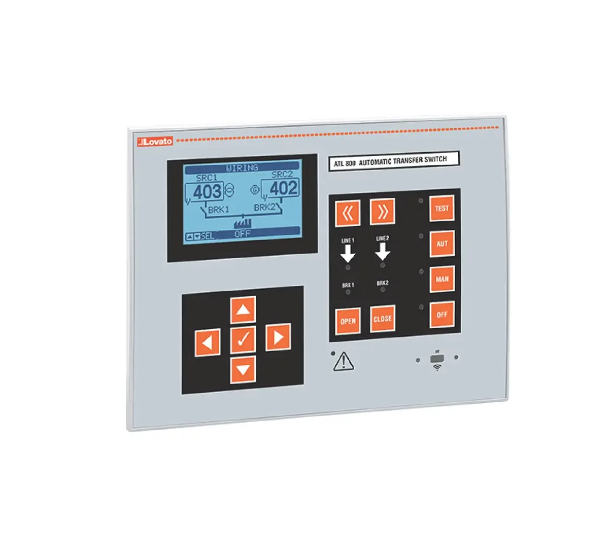 Controle Lovato Atl800 para 2 fontes