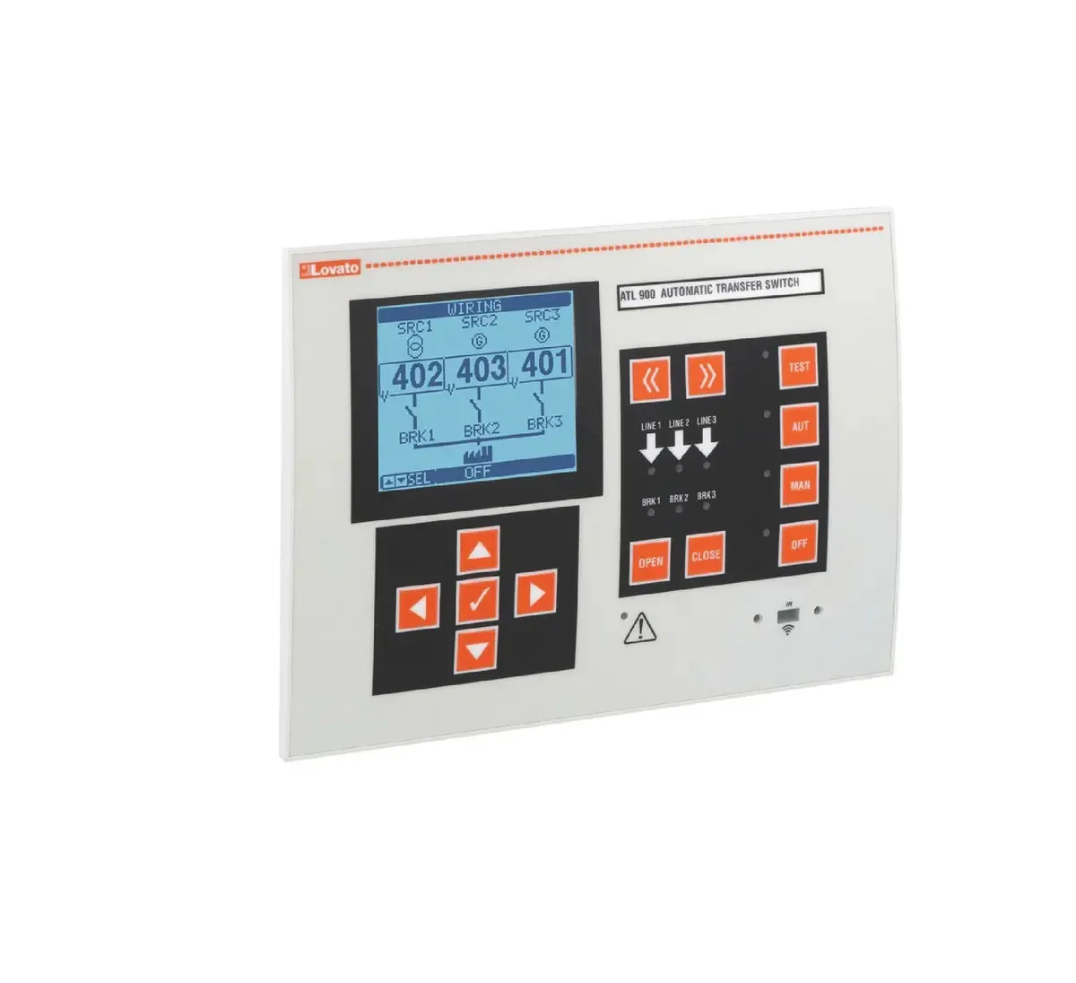 Controle de 3 fontes Lovato Atl900