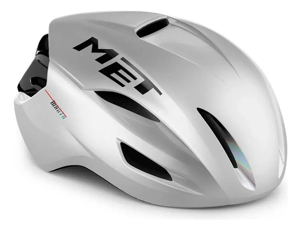Capacete Met MANTA Mips Branco P para Ciclismo Com Faixas Refletivas