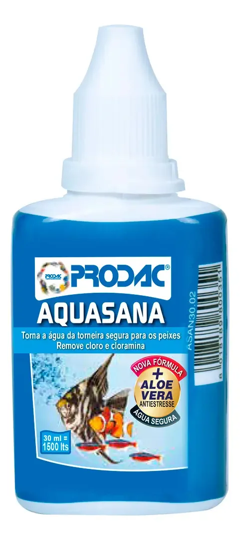 Aquasana Anticloro Condicionador De água Prodac 30ml
