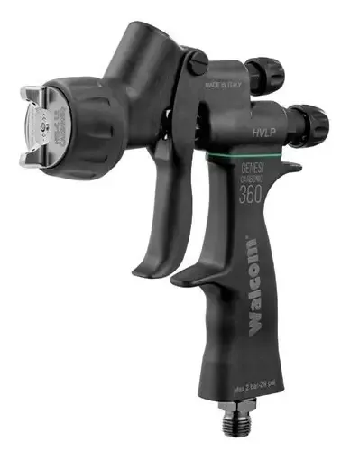 Tocha de gravidade Walcom Genesis Carbon 360 - Hvlp