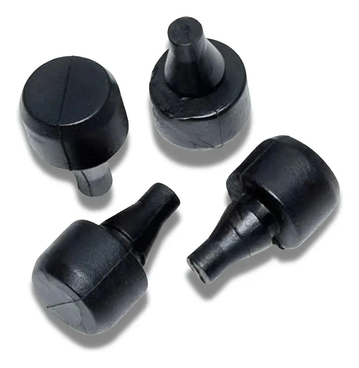 Kit Borracha Coxin Base + Alto Para Baús Givi Gominis Z126a Preto