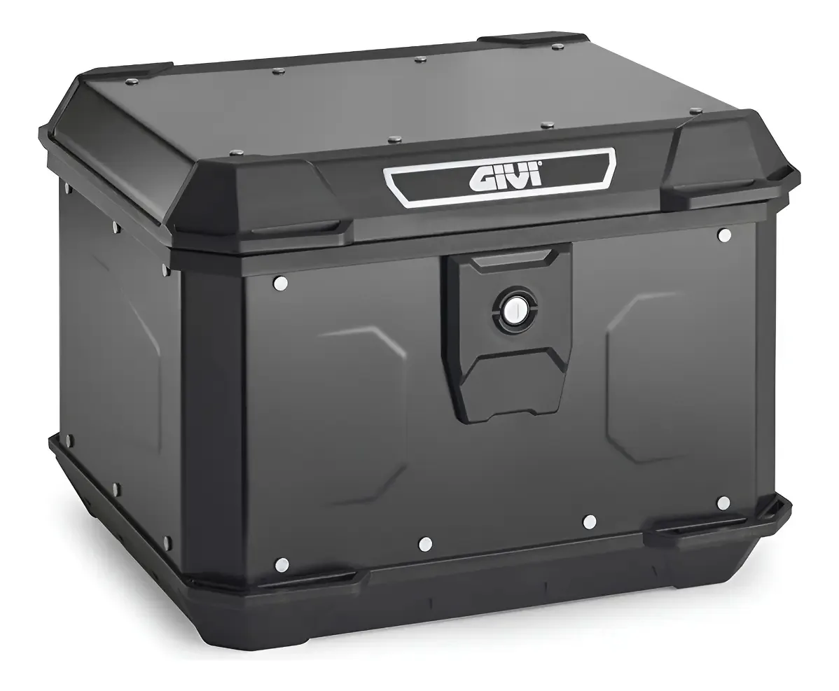 Baul Monolock Alpina 44lts Alumínio/Preto Preto