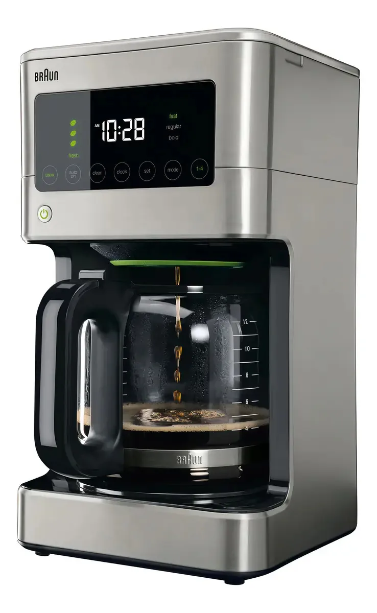 Cafeteira de aço inoxidável Braun KF7370SI
