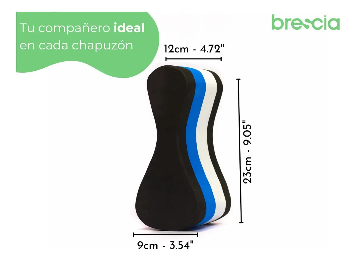Acessório de natação Pullboy Aquafitness Fitness Float Buoy Cor preto/laranja/VDE
