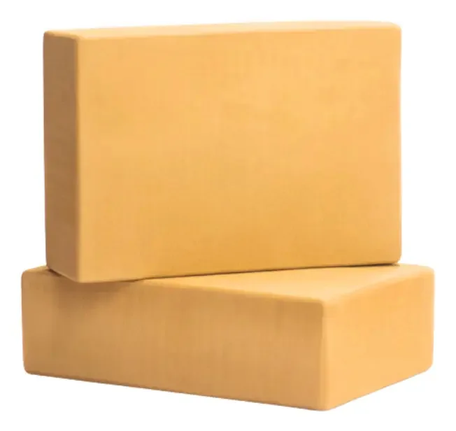 Bloco para ioga Pilates Block Fitness Brick Training Color Camel