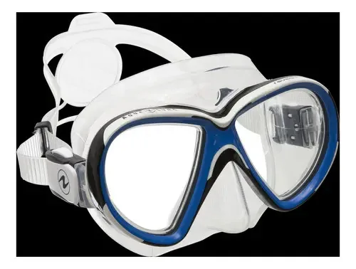 Máscara De Mergulho Aqualung Reveal X2 Azul Transparente
