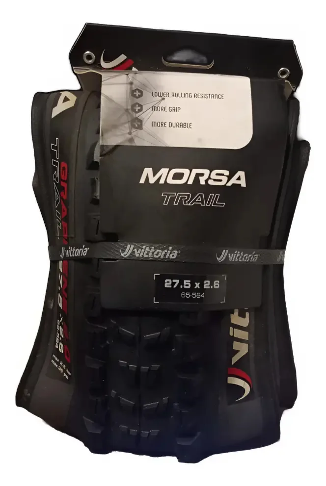 Pneu Vittoria Graphene 2.0 Morsa Trail 27.5x2.6 Cor Preto