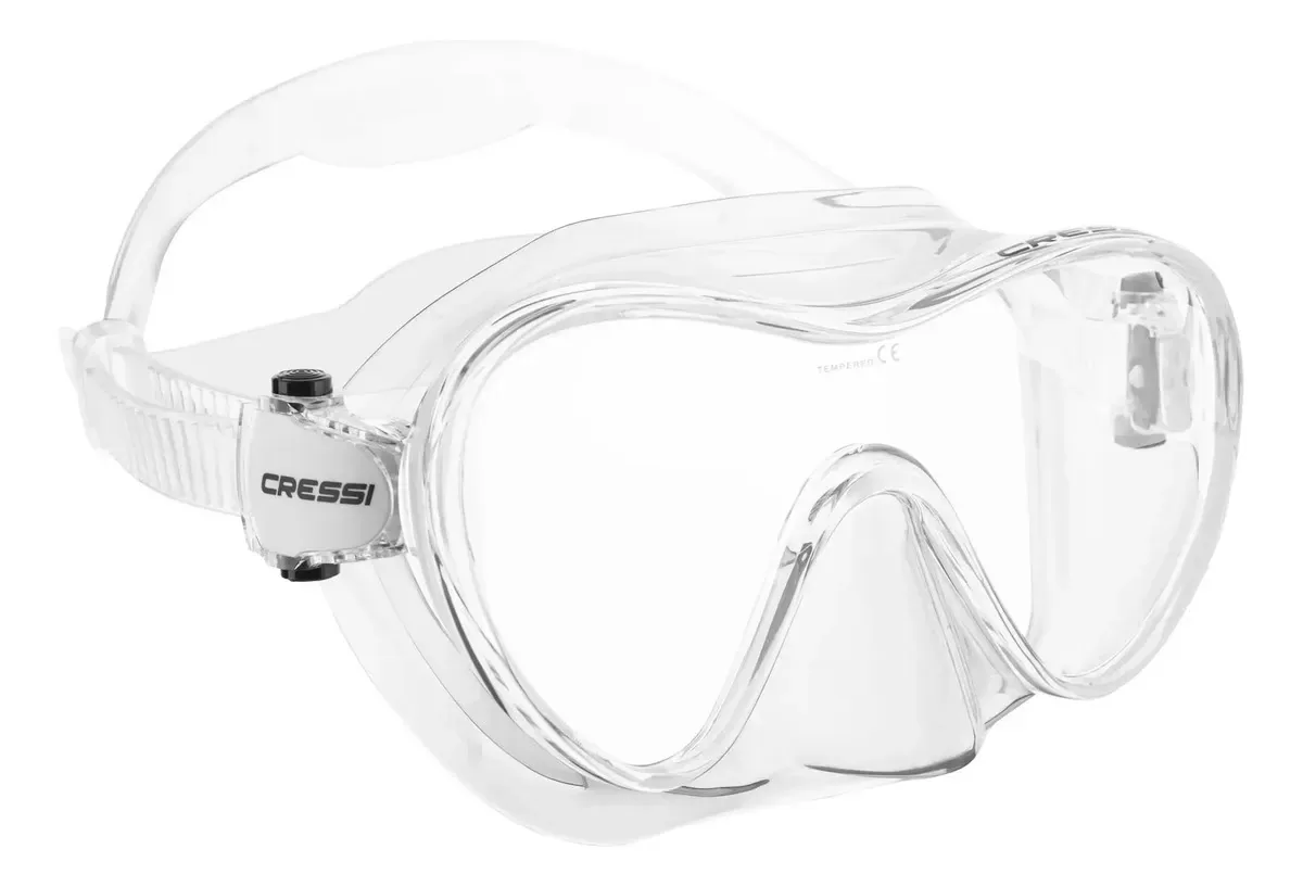 Máscara De Mergulho Cressi Frameless Transparente