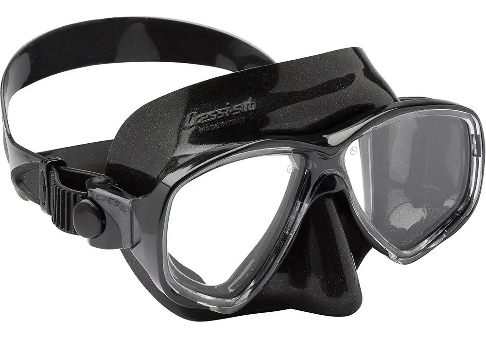 Máscara De Mergulho Cressi Marea Cor Preto