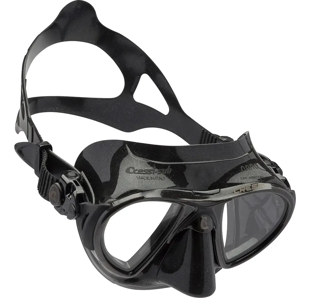 Máscara De Mergulho Cressi Nano Cor Preto