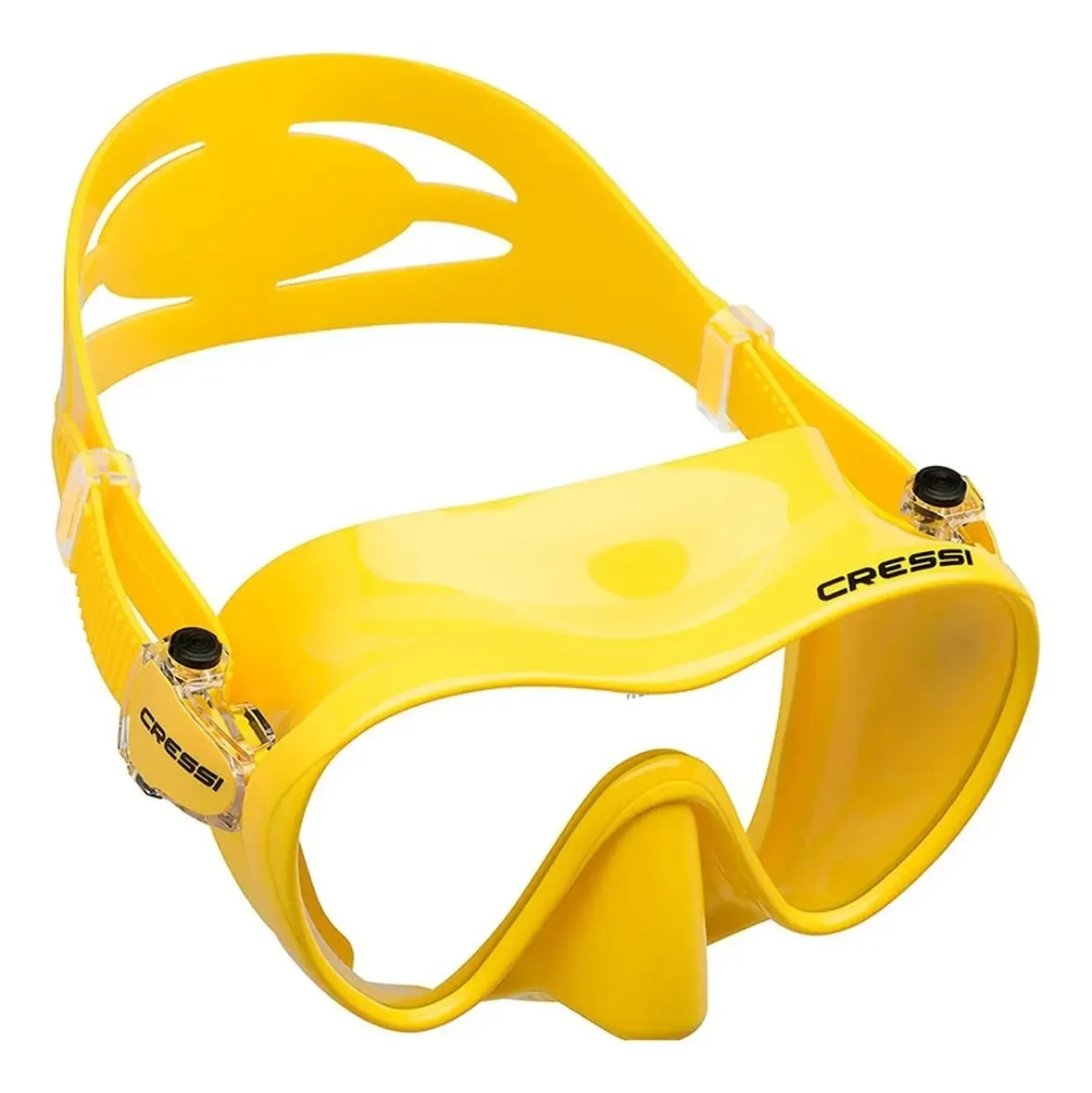 Máscara De Mergulho Cressi Frameless Cor Amarelo