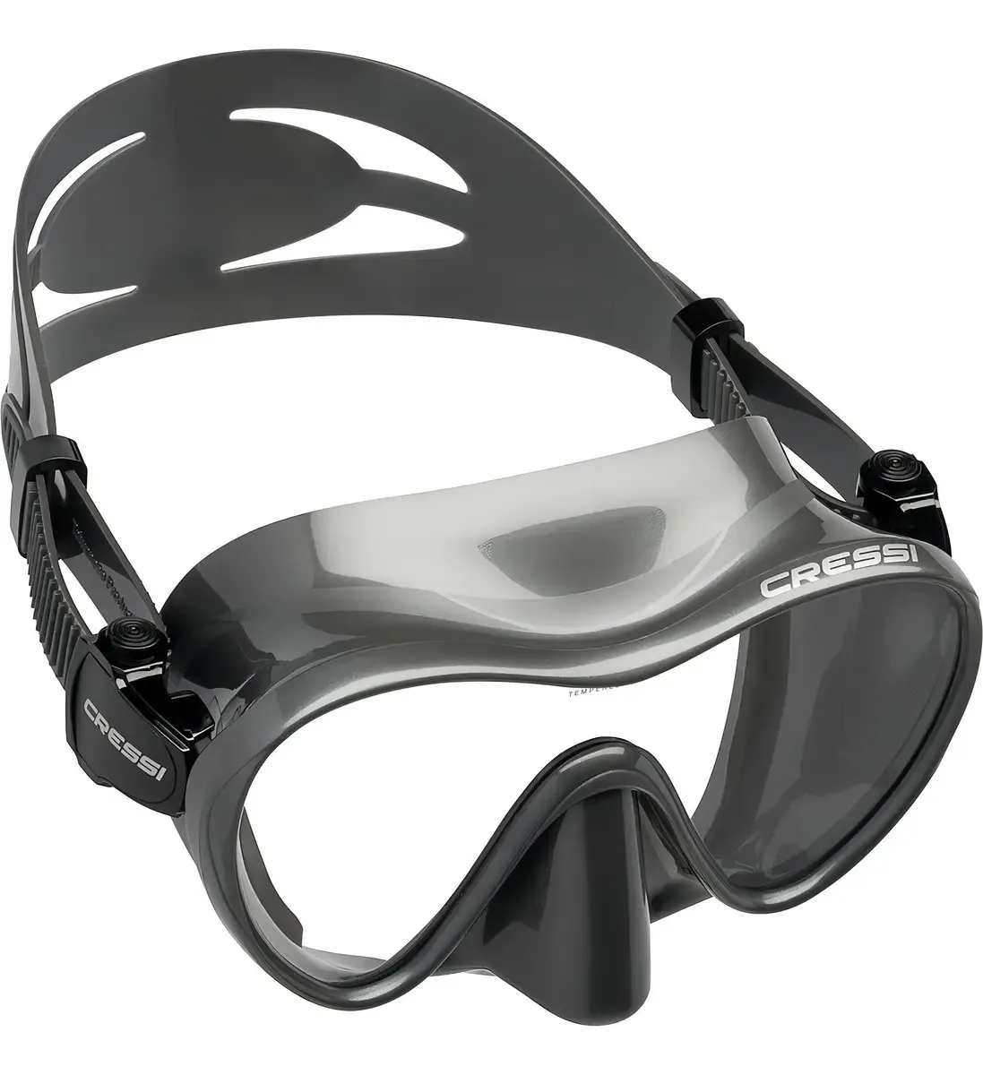 Máscara De Mergulho Cressi Frameless Cor Prata