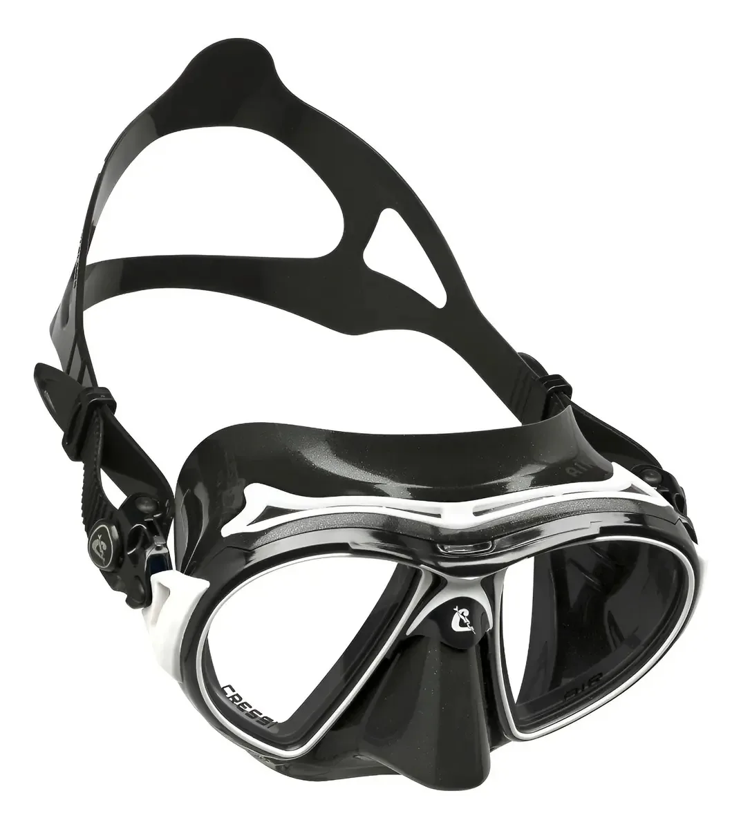 Máscara De Mergulho Cressi Air Cor Preto/branco