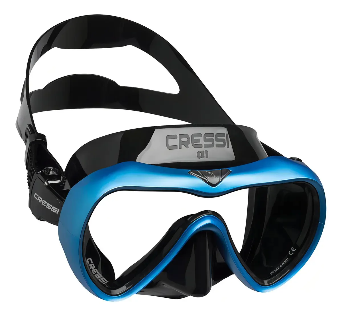 Máscara De Mergulho Cressi A1 Cor Azul
