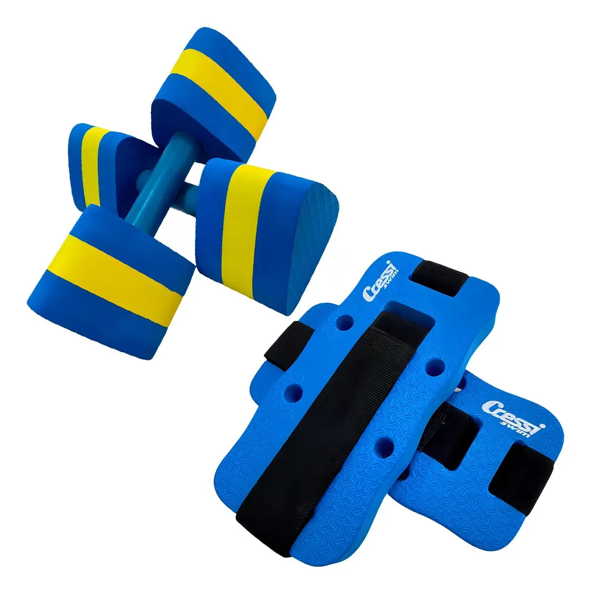Kit Natação Hidroginástica Cressi Caneleira Halter 2-3 Kg