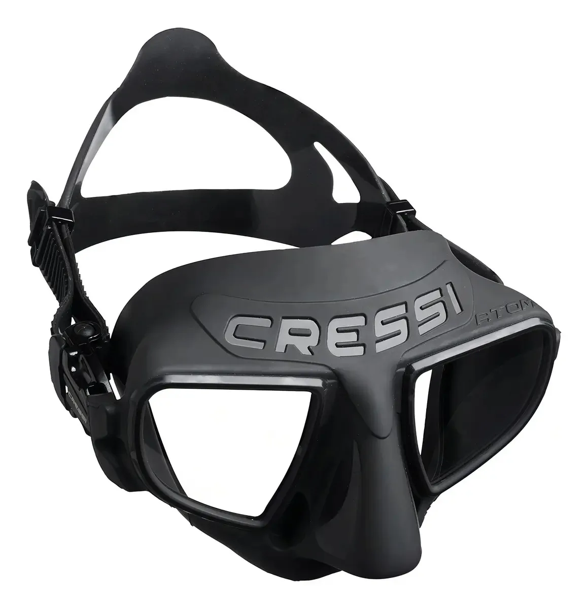 Máscara De Mergulho Cressi Atom Cor Preto