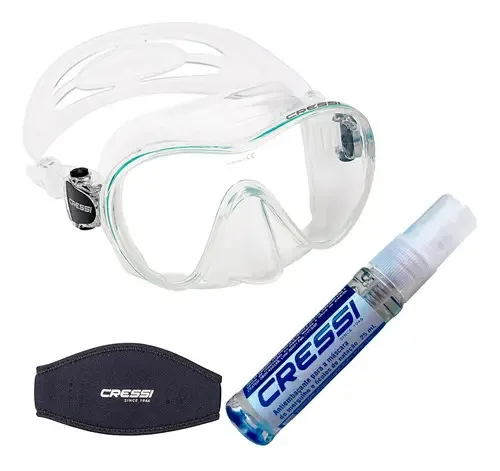 Máscara De Mergulho Cressi Frameless Cor Transparente