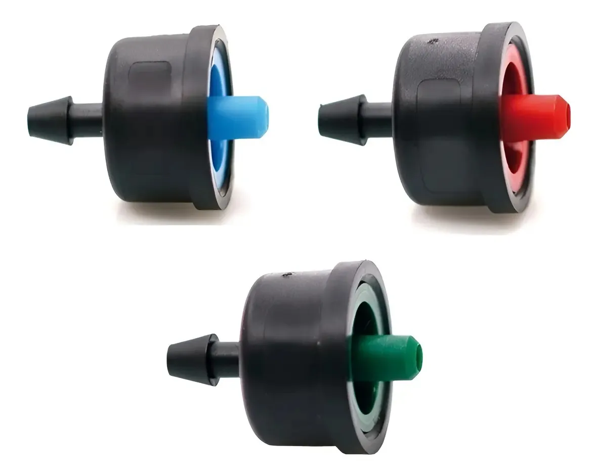 Conta-gotas autocompensado Irritec 2 4 8 lts/h X Drip X 500 unidades, cor verde, 4 litros por hora