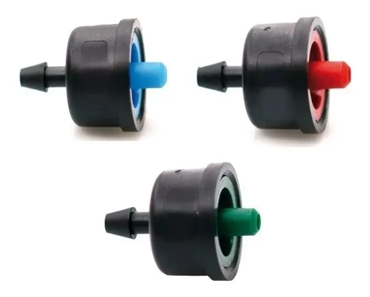 Conta-gotas autocompensado Irritec 2 4 8 lts/h X Drip X 100 unidades, cor vermelha, 8 litros por hora