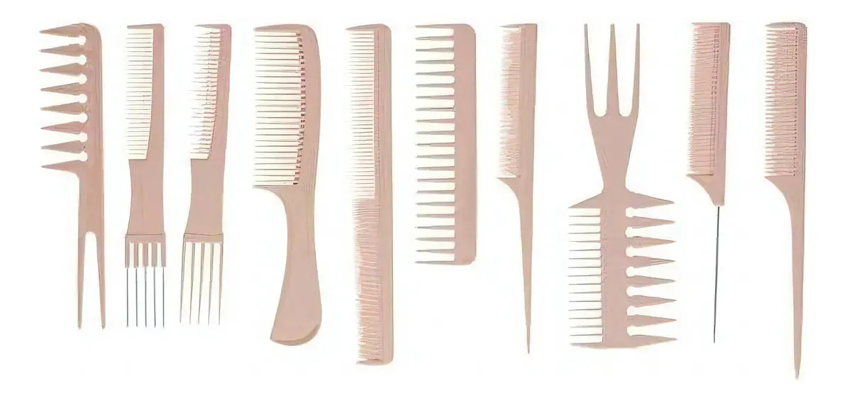 Peines - Kit de pentes variados Diane D7902, Bone