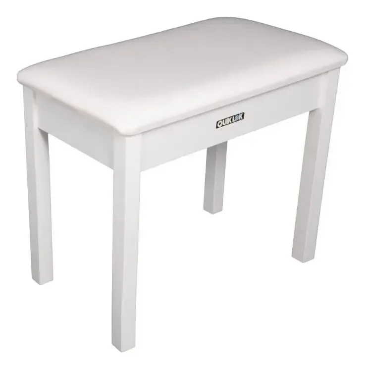Banco de piano branco PB50whs - Quiklok White