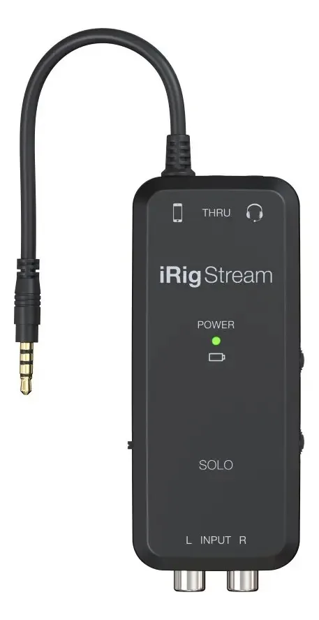 Interface de Áudio IK Multimedia iRig Stream Solo 24bit 96kHz