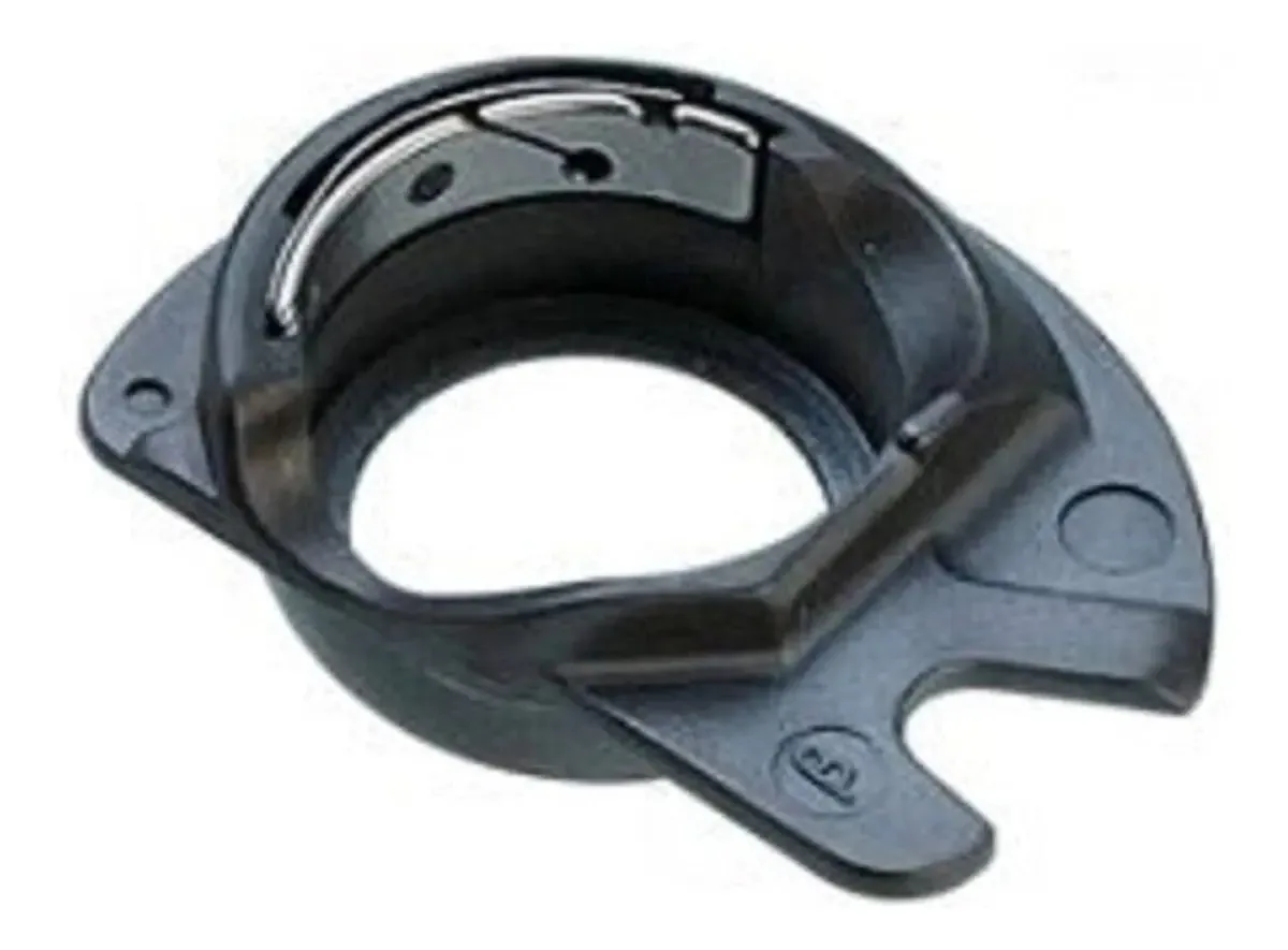 1 caixa de bobina de plástico para máquina de costura Singer. Cor: Preto