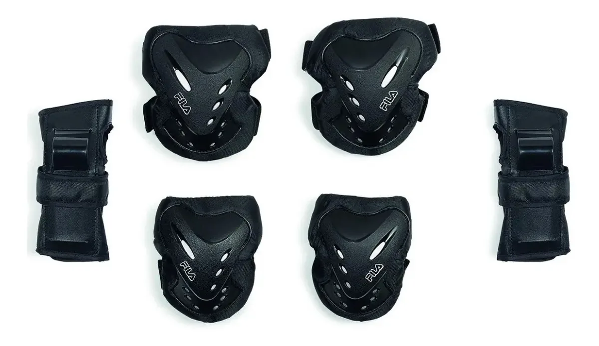 Kit Proteção Fila Patins Skate Patinete Bike Junior Boy