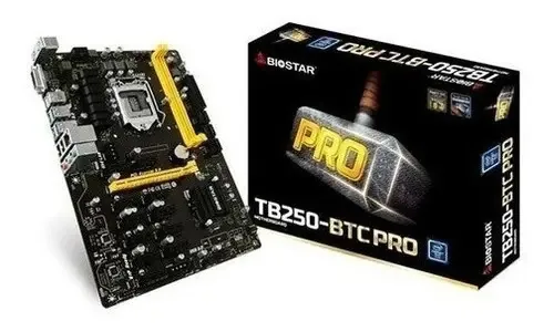 Placa Mãe Biostar Tb250-btc Pro Lga1151 12 Pci-e